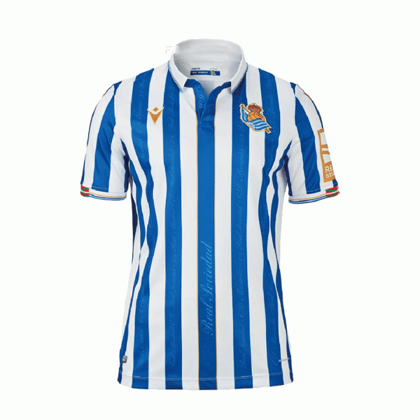 Real Sociedad Soccer Jersey Home Copa del Rey Final Replica 2021